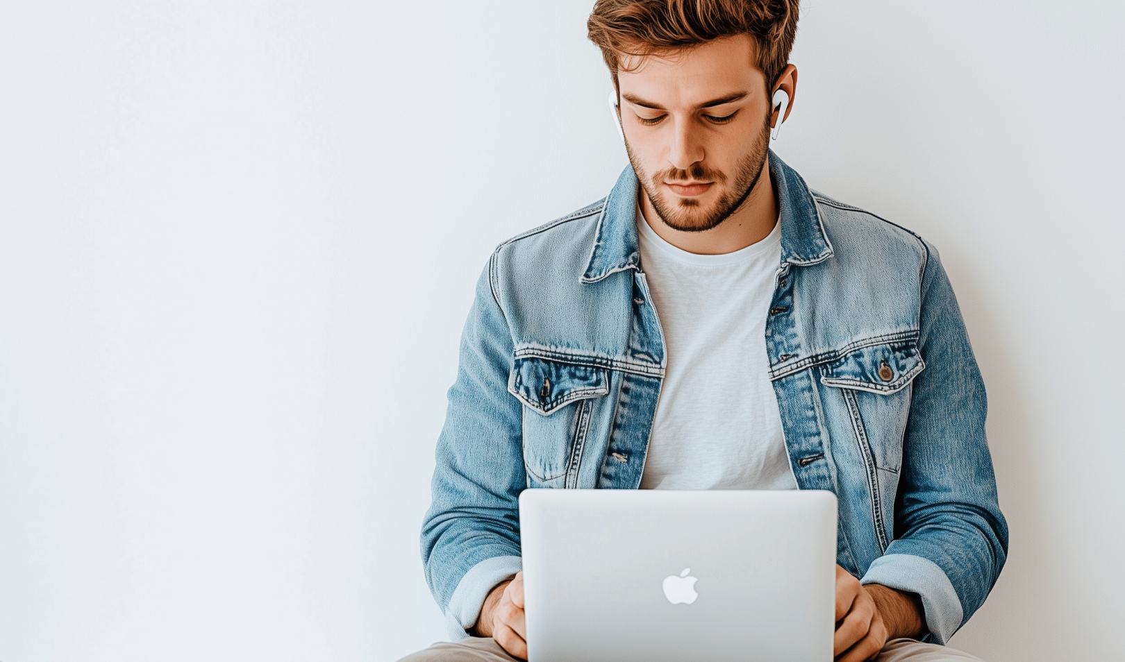 Man with a laptop